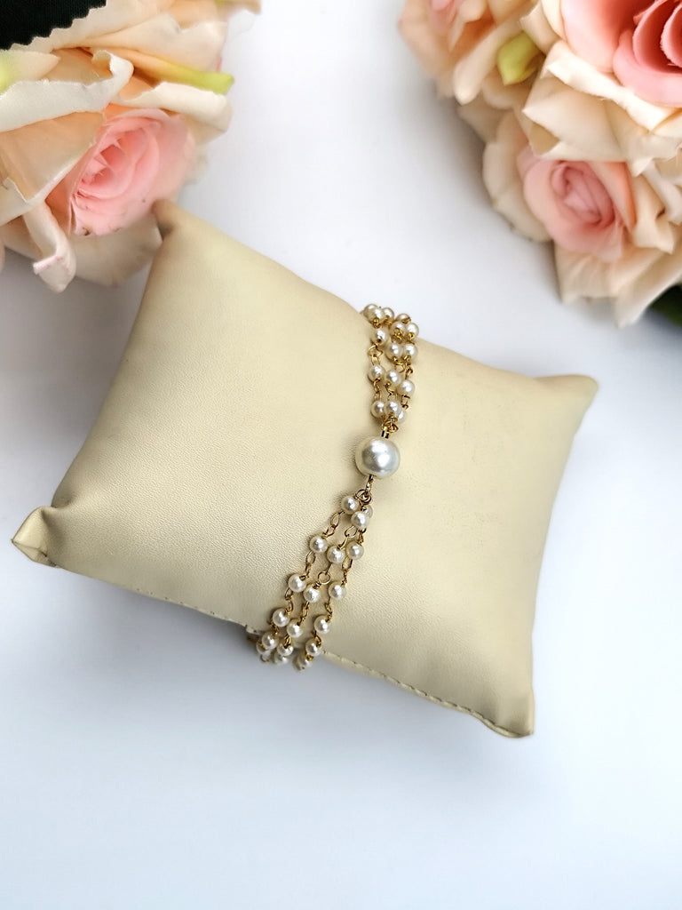 Bracelet - Pearl chain and Pearl Bracelet