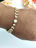 Bracelet - Pearl chain and Pearl Bracelet