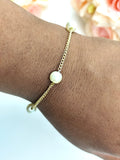 Bracelet - 3 Pearl and Chain Bracelet