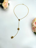 Necklace - Golden Chain And Ghungroo Necklace