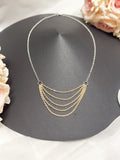 Necklace - Silver & Golden Chain Necklace